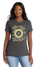 DuneRats® Sand Junkie Sunflower Women's Charcoal T-Shirt