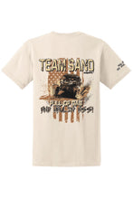 Adult Men's Tan T-Shirt - Team Sand Full of Gas, Haulin' Ass Design - Clothing