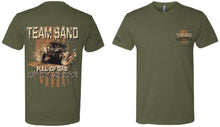 Adult Men's Military Green T-Shirt - Team Sand Full of Gas, Haulin' Ass Design - Clothing