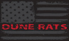 Large 3'x5' DuneRats® Red Line Flag for RV, UTV, Sandrail