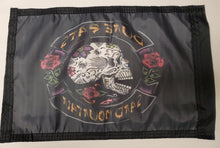 DuneRats Day of the Dead - Sugar Skull Whip Flag 12"x18" with Sleeve UTV, ATV, MC