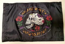 DuneRats Day of the Dead - Sugar Skull Whip Flag 12"x18" with Sleeve UTV, ATV, MC