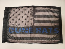 DuneRats Blue USA Custom ATV, UTV, MC Safety Whip Flag 12"x18" with Sleeve
