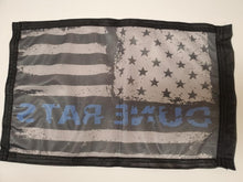 DuneRats Blue USA Custom ATV, UTV, MC Safety Whip Flag 12"x18" with Sleeve