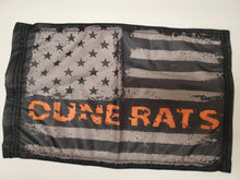 DuneRats Orange USA Custom ATV, UTV, MC Safety Whip Flag 12"x18" with Sleeve