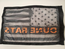 DuneRats Orange USA Custom ATV, UTV, MC Safety Whip Flag 12"x18" with Sleeve