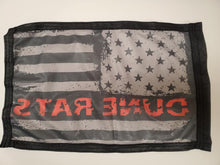 DuneRats Red USA Custom ATV, UTV, MC Safety Whip Flag 12"x18" with Sleeve