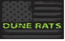 Large 3'x5' DuneRats® Green Line Flag for RV, UTV, Sandrail