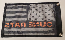 DuneRats Orange USA Custom ATV, UTV, MC Safety Whip Flag 12"x18" with Grommets