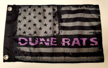 DuneRats Purple USA Custom ATV, UTV, MC Safety Whip Flag 12"x18" with Grommets