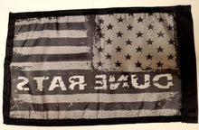 DuneRats Silver/Gray USA Custom ATV, UTV, MC Safety Whip Flag 12"x18" with Sleeve