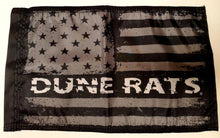 DuneRats Silver/Gray USA Custom ATV, UTV, MC Safety Whip Flag 12"x18" with Sleeve