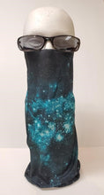 NEW Face Shield / Face Mask / Face Covering - Blue/Green Galaxy