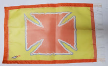 SALE!! DuneRats ATV, UTV, MC Safety Whip Flag 12"x18" Iron Cross Orange with Sleeve