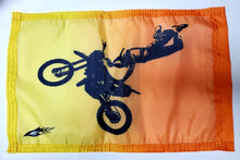 DuneRats Custom ATV, UTV, MC Safety Whip Flag 12"x18" MX Freestyle with Sleeve