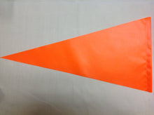 ATV, UTV, MC Orange Pennant Safety Whip Flag for 5/16" Whip