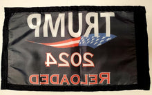 DuneRats ATV, UTV, MC Safety Whip Flag - Trump 2024 Reloaded 12"x18" with Sleeve