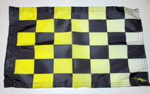 SALE!! DuneRats Custom ATV, UTV, MC Safety Whip Flag - 12"x18" Yellow Check with Sleeve