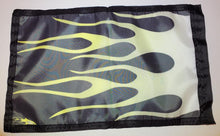 SALE!! DuneRats ATV, UTV, MC Safety Whip Flag - Yellow Flame Fade 12"x18" with Sleeve