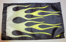 SALE!! DuneRats ATV, UTV, MC Safety Whip Flag - Yellow Flame Fade 12"x18" with Sleeve