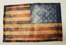 DuneRats Vintage/Antique USA ATV, UTV, MC Safety Whip Flag 12"x18" with Sleeve