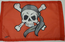DuneRats ATV, UTV, MC Safety Whip Flag 12"x18" Skull & Crossbones with Sleeve