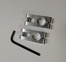 Set of Anodized Flag Clamps / Clips for 1/2" Poles Mounting Hardware