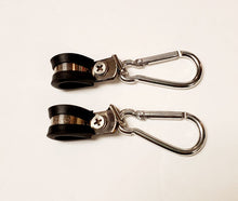 Set of Flag Clamps / Clips for 1/2" Whip Poles - Mounting Hardware