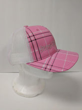Sand Junkie Pink Plaid Hat - Clothing Accessory