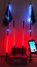 Pair of 3ft Gen3 ROKIT LED Bluetooth and Remote Lighted Whips